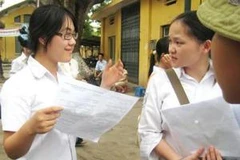 Các thi sinh vừa rời phòng thi (Nguồn: Internet)