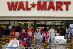 Cửa hàng Wal- Mart tại Fairfax, Virgina, Mỹ. (Nguồn: AFP/TTXVN)