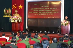 Thực hiện chế độ Chính ủy ở Bộ Tư lệnh Cảnh sát cơ động