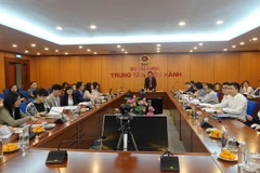 Hội thảo chuyên đề về “Quản lý rủi ro cho vay lại và bảo lãnh Chính phủ” diễn ra trong 2 ngày 19-20/11. (Ảnh: Vietnam+)