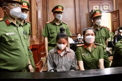  Bị cáo Nguyễn Võ Quỳnh Trang tại Tòa. (Ảnh: Thanh Vũ/TTXVN)