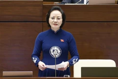 Bộ trưởng Bộ Nội vụ Phạm Thị Thanh Trà. (Ảnh: Doãn Tấn/TTXVN)