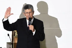 Tân Chủ tịch Quốc hội Venezuela Henry Ramos Allup. (Ảnh: AFP/TTXVN)