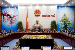 Một phiên họp Chính phủ thường kỳ. (Ảnh: Đức Tám/TTXVN)