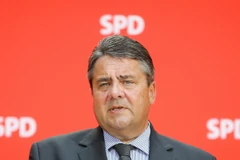 Phó Thủ tướng Đức Sigmar Gabriel phát biểu tại thủ đô Berlin ngày 6/6 vừa qua. (Ảnh: EPA/TTXVN