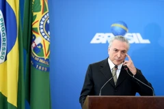 Tổng thống lâm thời Brazil Michel Teme. (Ảnh: AFP/TTXVN)