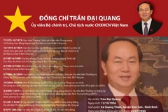 [Infographics] Ủy viên Bộ Chính trị, Chủ tịch nước Trần Đại Quang