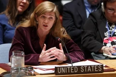 Đại sứ Mỹ tại Liên hợp quốc Samantha Power. (Ảnh: THX/TTXVN)