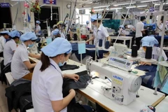 Công nhân làm việc tại nhà máy sản xuất hàng may mặc của Công ty Dệt may 29/3. (Ảnh minh họa: Trần Lê Lâm/TTXVN)