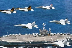 Trung Quốc tổ chức cuộc tập trận trong vùng biển tranh chấp trước phán quyết của Tòa Trọng tài Thường trực. (Nguồn: AFP)