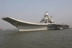 Tàu sân bay INS Vikramaditya. (Nguồn: twitter.com)