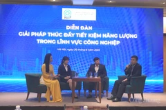 Diễn đàn Giải pháp thúc đẩy tiết kiệm năng lượng trong lĩnh vực công nghiệp. (Nguồn: congthuong.vn)
