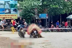 Hiện trường vụ án mạng. (Nguồn: baonghean.vn)