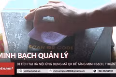 Hà Nội: Các di tích dùng mã QR để minh bạch quản lý, thuận tiện đặt vé. (Ảnh: Minh Anh/Vietnam+)