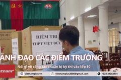 Lãnh đạo các trường nói gì về công tác chuẩn bị kỳ thi vào lớp 10? (Ảnh: Đại Nghĩa)