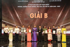 Toàn cảnh Lễ trao Giải Báo chí Toàn quốc Phòng, Chống Tham nhũng lần 4