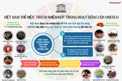 [Infographics] Việt Nam thể hiện trách nhiệm trong hoạt động của UNESCO 