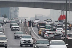 Giao thông Hà Nội như thế nào trong ngày cuối kỳ nghỉ Tết 2023? (Ảnh: Nhóm PV)