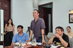 Đạo diễn Bùi Tuấn Dũng cho rằng phim điện ảnh về 100 năm Đảng Cộng sản Việt Nam cần dài hơn 1 bộ phim hay giới hạn 120 phút/phim. (Ảnh: Minh Anh/Vietnam+) 