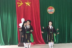 Một tiết mục hát múa Soọng Cô của người Sán Dìu ở Vĩnh Phúc. (Nguồn: vinhphuc.gov.vn)