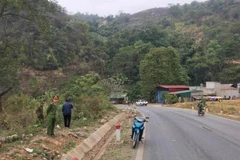 Khu vực xảy ra vụ tai nạn. (Ảnh: TTXVN phát)