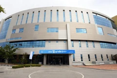 Văn phòng liên lạc chung liên Triều ở thành phố biên giới Kaesong, Triều Tiên. (Nguồn: Yonhap/TTXVN)