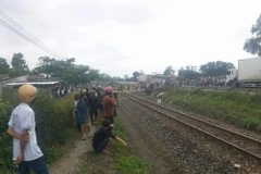 Hải Dương: Xe môtô va chạm với tàu hỏa, hai người tử vong