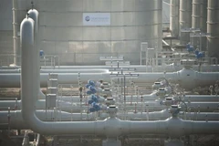 Đường ống dẫn khí đốt Dòng chảy phương Bắc 2 tại Lubmin, Đức. (Nguồn: AFP/TTXVN)