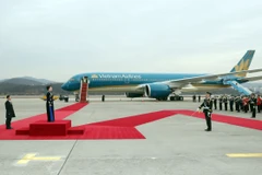 Hình ảnh Chủ tịch Quốc hội Nguyễn Thị Kim Ngân đến thủ đô Seoul