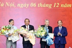 Quang cảnh buổi lễ. (Ảnh: Thống Nhất/TTXVN)