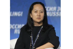 Giám đốc Tài chính Tập đoàn viễn thông Trung Quốc Huawei Mạnh Vãn Chu. (Ảnh: EPA/ TTXVN)