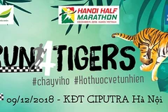 Hơn 750 người từ 31 quốc gia tham gia 'Chạy vì hổ' năm 2018