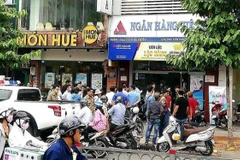 Hiện trường vụ việc. (Ảnh: Thành Chung/TTXVN)