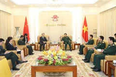 Quảng cảnh buổi tiếp. (Ảnh: TTXVN phát)