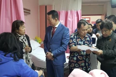 Cảnh sát điều tra tại hiện trường vụ đánh bom ở Giza, Ai Cập ngày 28/12/2018. (Ảnh: THX/ TTXVN)
