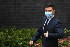 Tổng thống Ukraine Volodymyr Zelensky. (Ảnh: AFP/TTXVN)