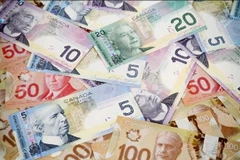 Đồng đôla Canada. (Ảnh: CFI/TTXVN)