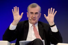 Thống đốc Ngân hàng Trung ương Pháp Francois Villeroy de Galhau tại một phiên họp ở Paris. (Ảnh: AFP/TTXVN)