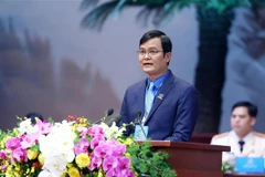 Ông Bùi Quang Huy đắc cử Bí thư thứ Nhất Trung ương Đoàn (Ảnh: Phạm Kiên/TTXVN)