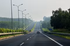 Cao tốc Thành phố Hồ Chí Minh-Long Thành-Dầu Giây đoạn qua huyện Thống Nhất (gần ngã ba Dầu Giây). (Ảnh: Hồng Đạt/TTXVN)