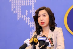 Người phát ngôn Bộ Ngoại giao Lê Thị Thu Hằng. (Ảnh: Văn Điệp/TTXVN)