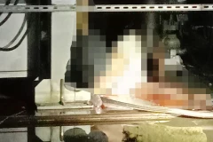 Hiện trường vụ nổ.