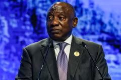 Tổng thống Nam Phi Cyril Ramaphosa. (Ảnh: AFP/TTXVN)