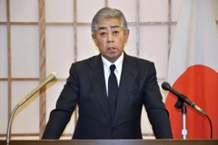 Ngoại trưởng Nhật Bản Iwaya Takeshi. (Nguồn: Kyodo)