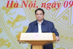 Thủ tướng Phạm Minh Chính chủ trì Phiên họp lần thứ 10 Hội đồng Thi đua-Khen thưởng Trung ương. (Ảnh: Dương Giang/TTXVN)