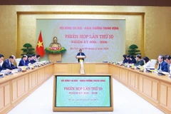 Quang cảnh Phiên họp lần thứ 10 Hội đồng Thi đua-Khen thưởng Trung ương. (Ảnh: Dương Giang/TTXVN)