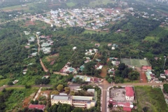 Dự án khu đô thị số 3, phường Nghĩa Trung, thành phố Gia Nghĩa, tỉnh Đắk Nông đã được quy hoạch hơn 10 năm nhưng vẫn chưa tiến hành công tác giải phóng mặt bằng. (Ảnh:Ngọc Minh/TTXVN)