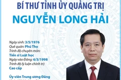 Thông tin về Bí thư Tỉnh ủy Quảng Trị Nguyễn Long Hải.