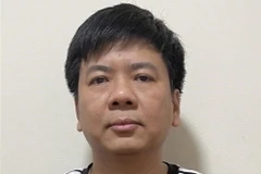 Bị can Nguyễn Ngọc Thủy, Chủ tịch Hội đồng Quản trị, Tổng Giám đốc Công ty Cổ phần tập đoàn giáo dục Egroup, Công ty Cổ phần đầu tư và phân phối Egame. (Ảnh: TTXVN phát)