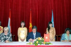 Luxembourg tài trợ 8,1 triệu USD cho Việt Nam. (Ảnh: Danh Lam/TTXVN)